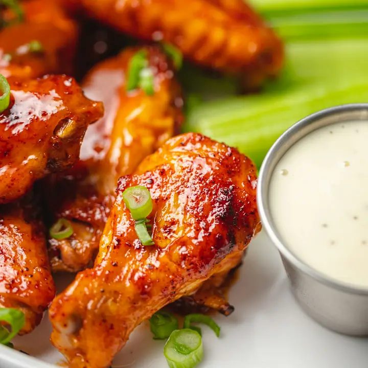 Honey hot wings